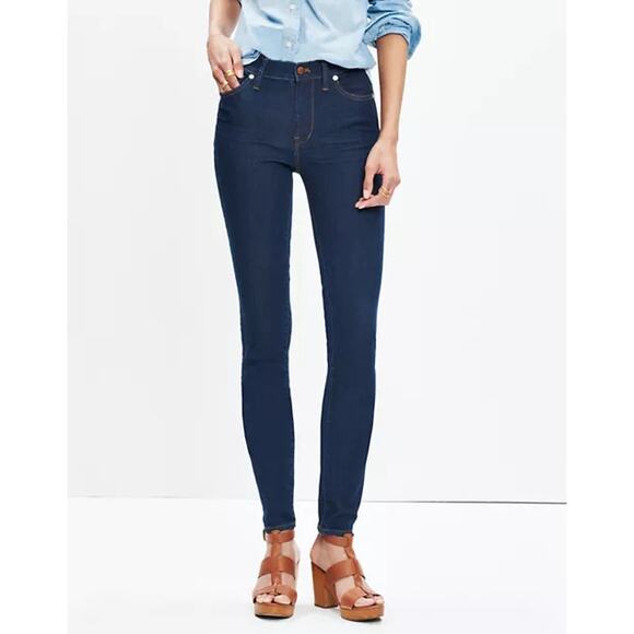 Madewell Denim - Madewell High Riser Skinny Jeans Davis Wash Size 29